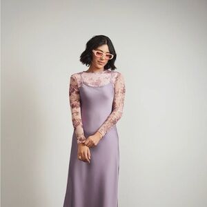 Chic Lavender Slip Jumper